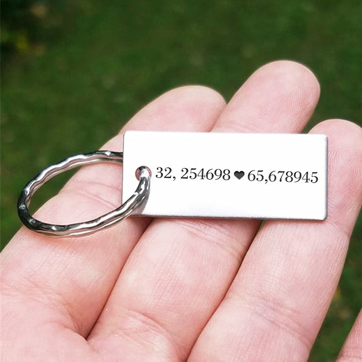 Personalized Metal Keychains, Custom Engraved Key Ring - Oarse