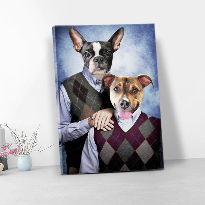 Custom Step Brothers Pet Portrait Canvas - Oarse