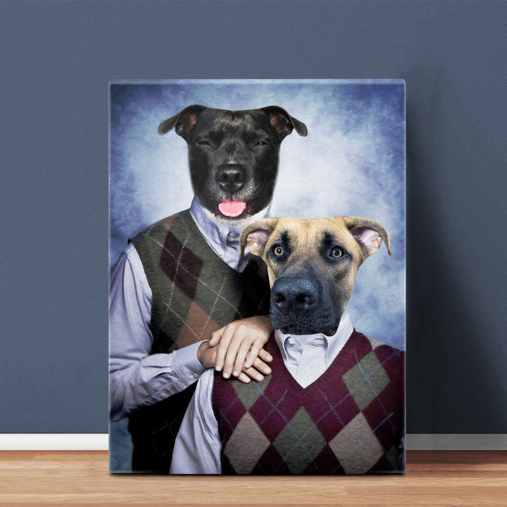 Custom Step Brothers Pet Portrait Canvas - Oarse