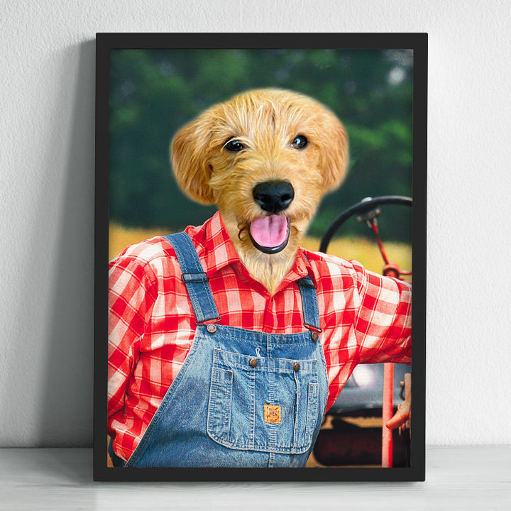 Farmer Personalized Pet Portraits Prints with Pictures of Your Pet on Canva - OARSE