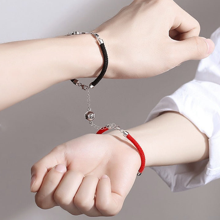 Deer Photo Projection Bracelet Magnetic Relationship Bracelet For Couples - Oarse
