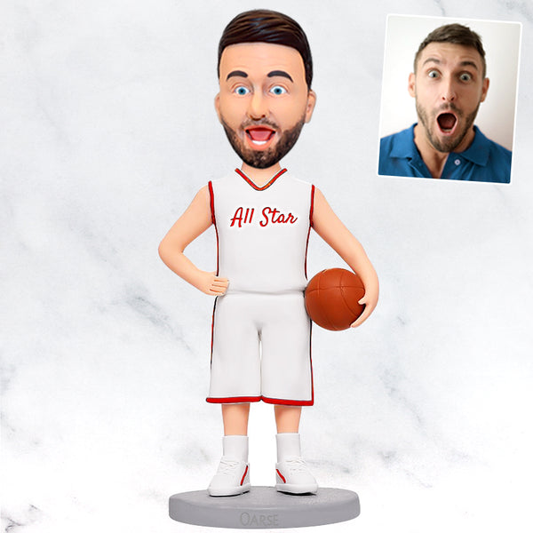 Basketball Player Personalized Bobblehead Dolls for Him - OARSE