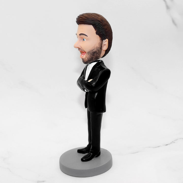 Businessman Bobblehead Personalized Bobblehead Dolls Boss Bobble Head - Oarse