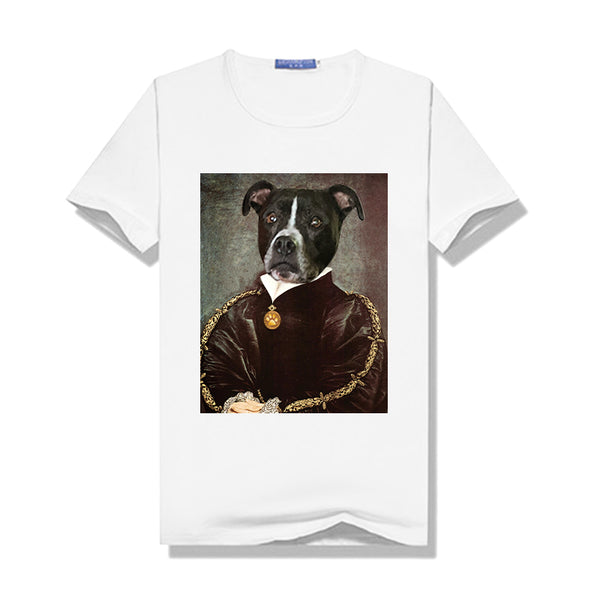 The Baroness Pet Portrait Custom Womens T Shirt - Oarse