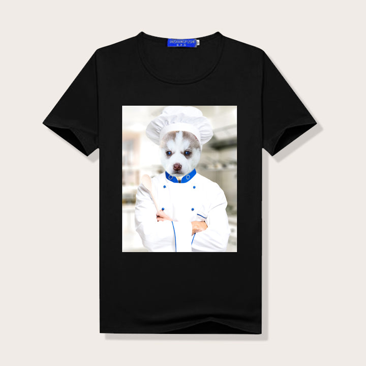 The Chef Portrait Custom Pet Women T Shirt - Oarse