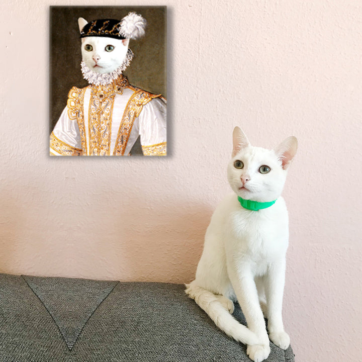 Custom Princess Pet Portrait Canvas - Oarse