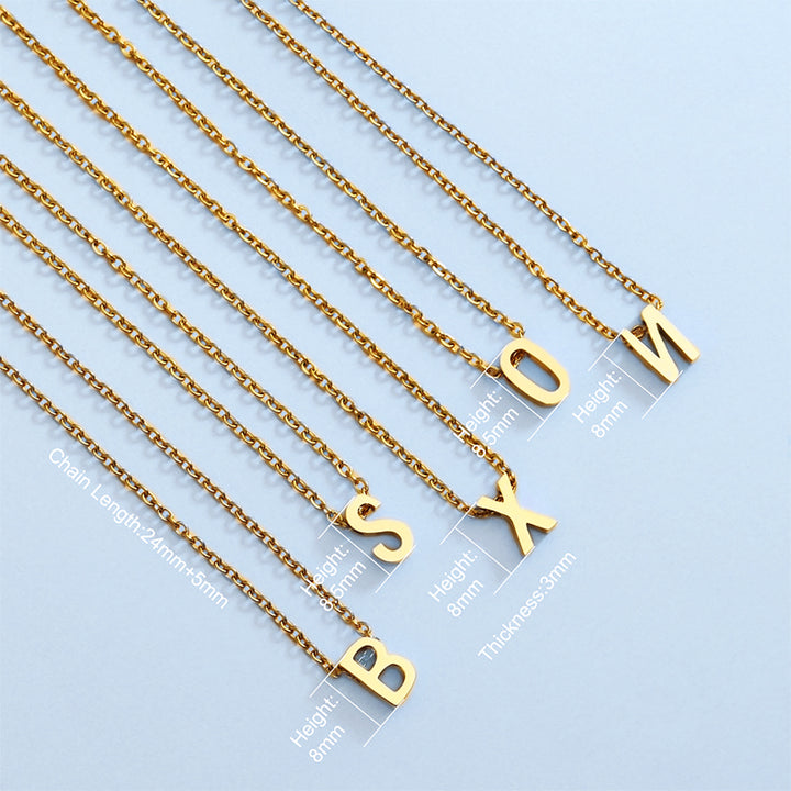 Dangle Letter Name Necklace, Necklace Name Design - OARSE
