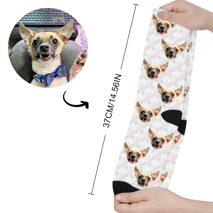 Custom Classic Pet Face Socks - Oarse