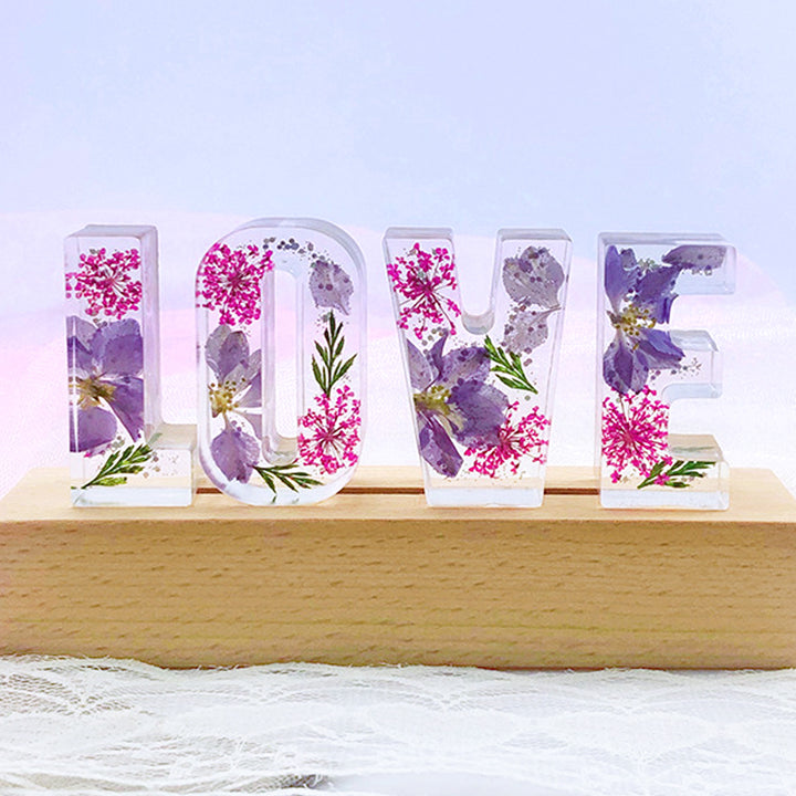 Custom Letter Lights, Floral Night Light For Couples, Friends - Oarse