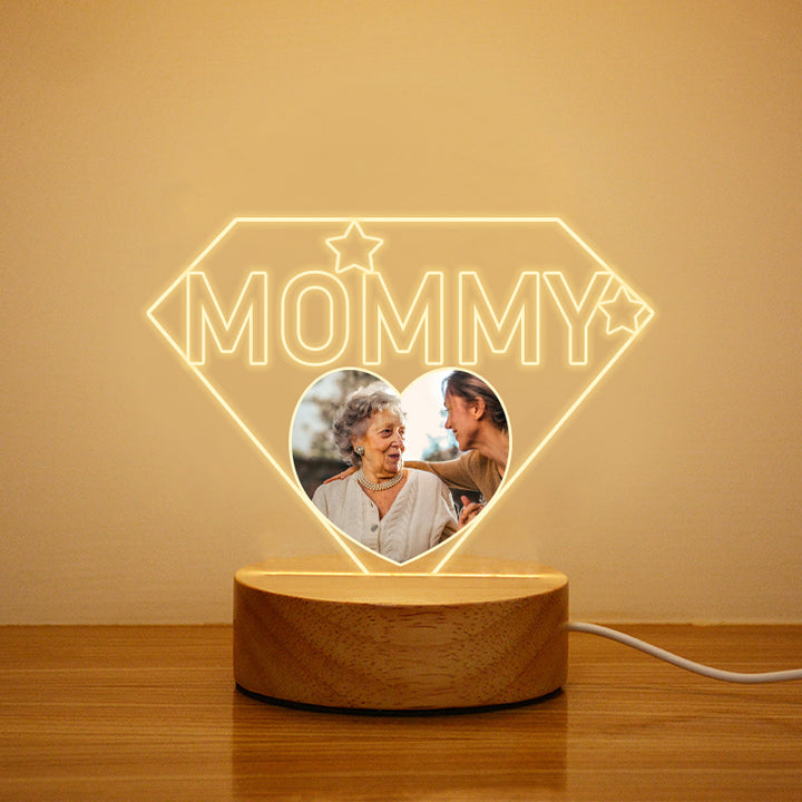 Custom Photo Light, Daddy Photo Night Light - Oarse