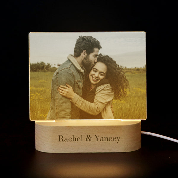 Personalized Photo Night Light, Picture Lamp Gift For Friends, Him, Her - Oarse