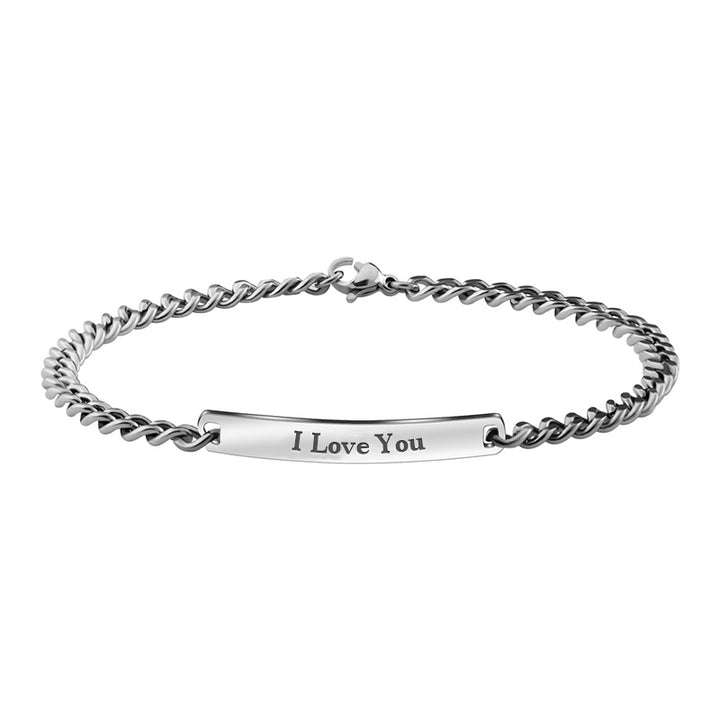 Personalized Charm Bracelets, Engraved Bracelets For Couples - OARSE