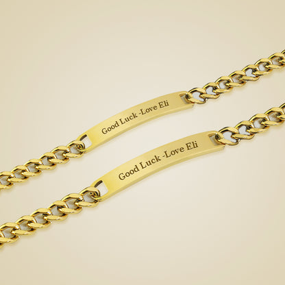 Personalized Charm Bracelets, Engraved Bracelets For Couples - OARSE