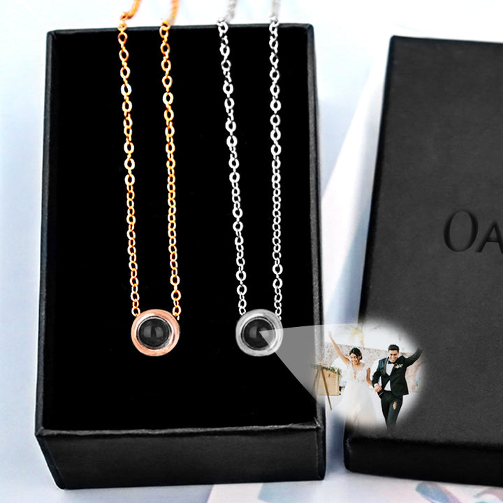 Custom Photo Projection Necklace - Oarse
