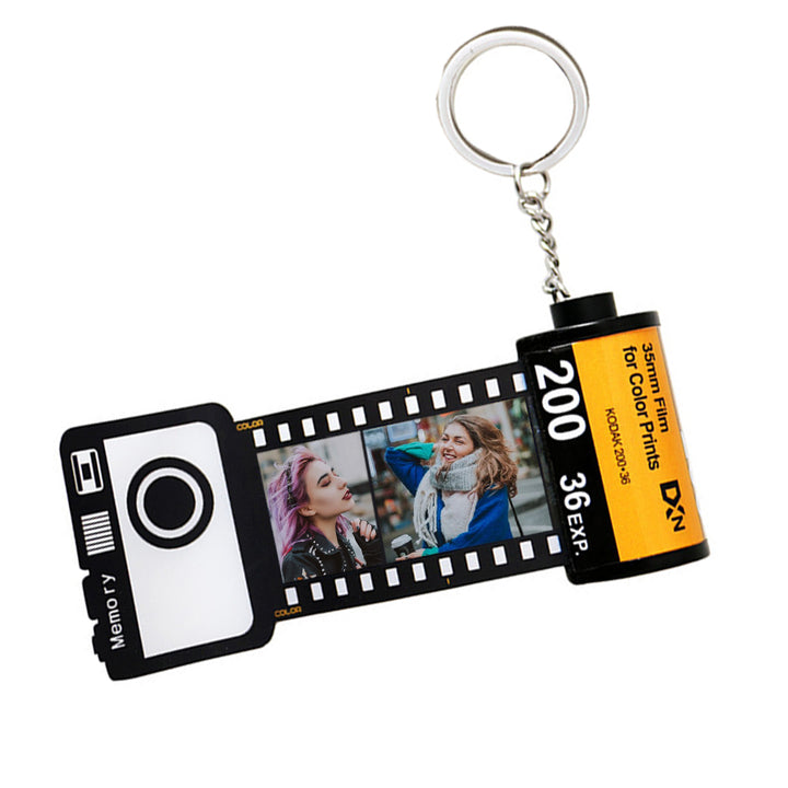 Custom Film Roll Keychain, Photo Roll Keychain For Couple and Family - Oarse