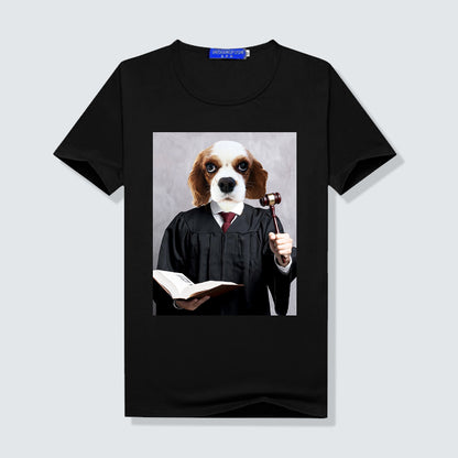 The Lawyer Custom Pet Face Women T Shirt - Oarse